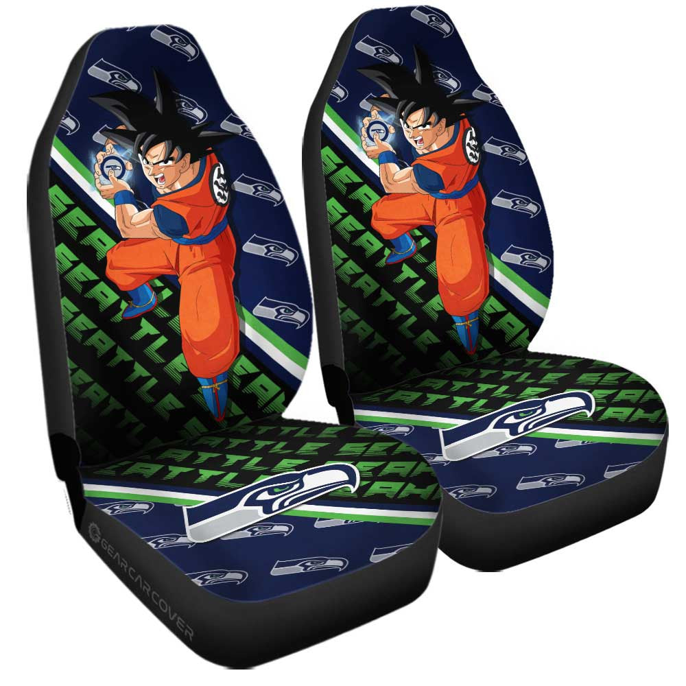 Seattle Seahawks Car Seat Covers Goku Car Accessories For Fans - Gearcarcover - 3