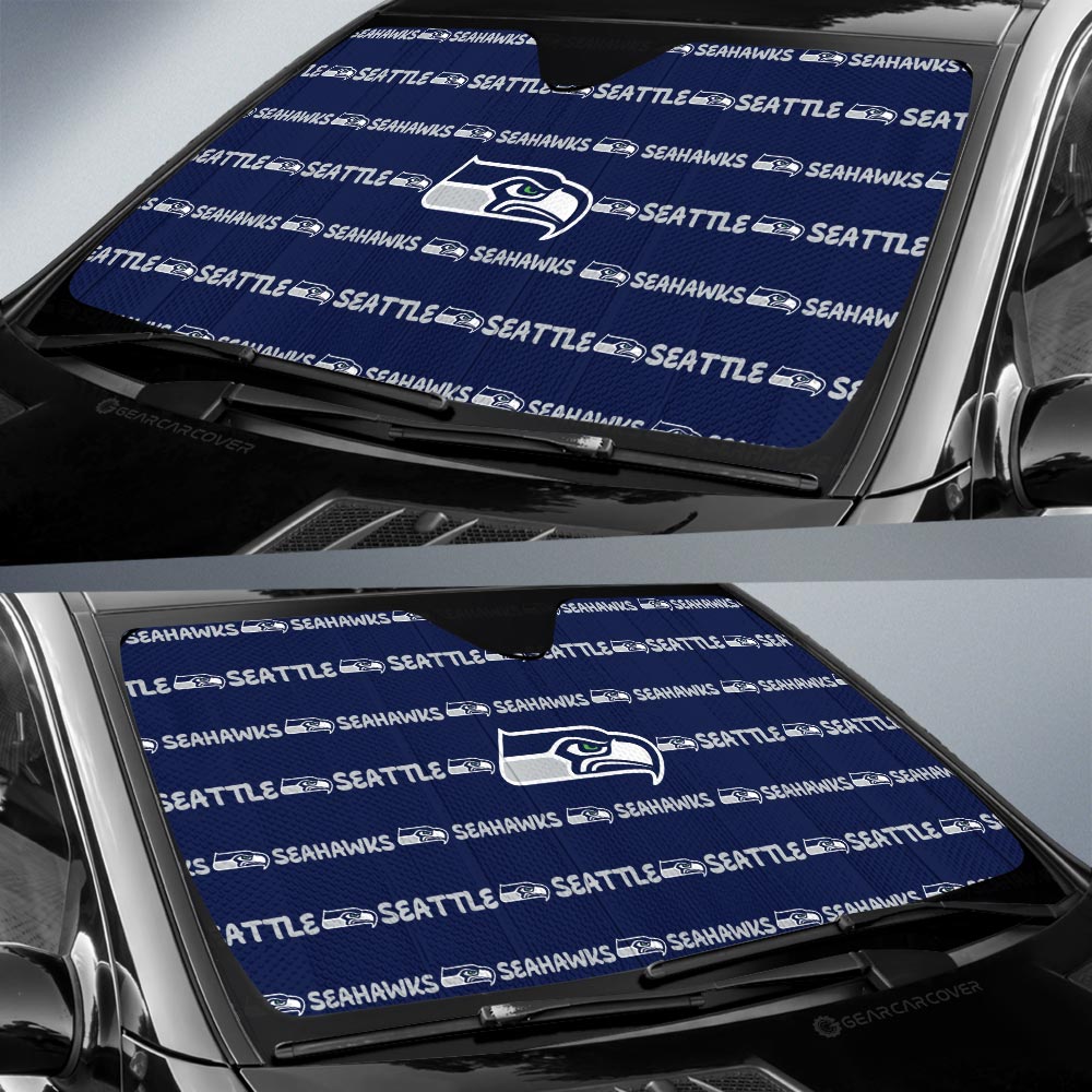 Seattle Seahawks Car Sunshade Sporty Team Collection - Gearcarcover - 2