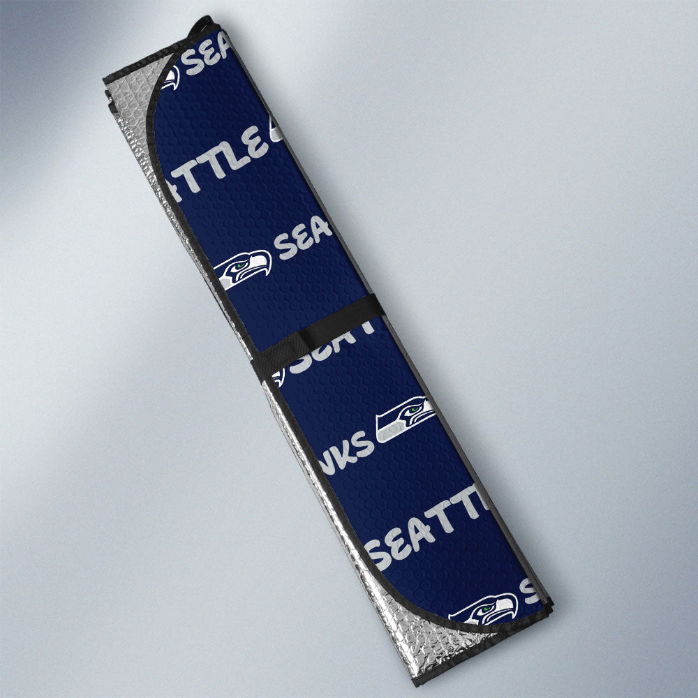 Seattle Seahawks Car Sunshade Sporty Team Collection - Gearcarcover - 3