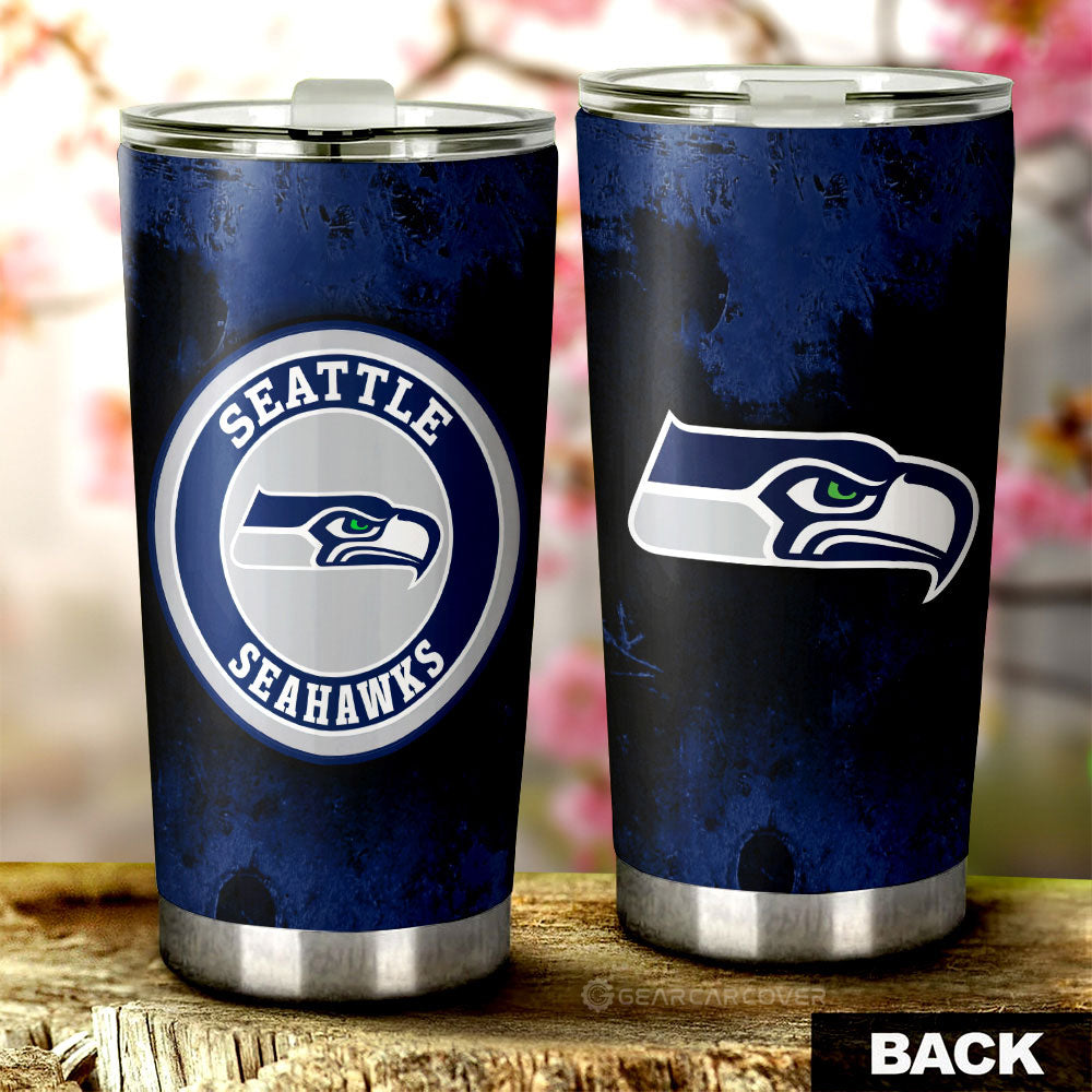 Seattle Seahawks Tumbler Cup Custom Car Accessories - Gearcarcover - 1