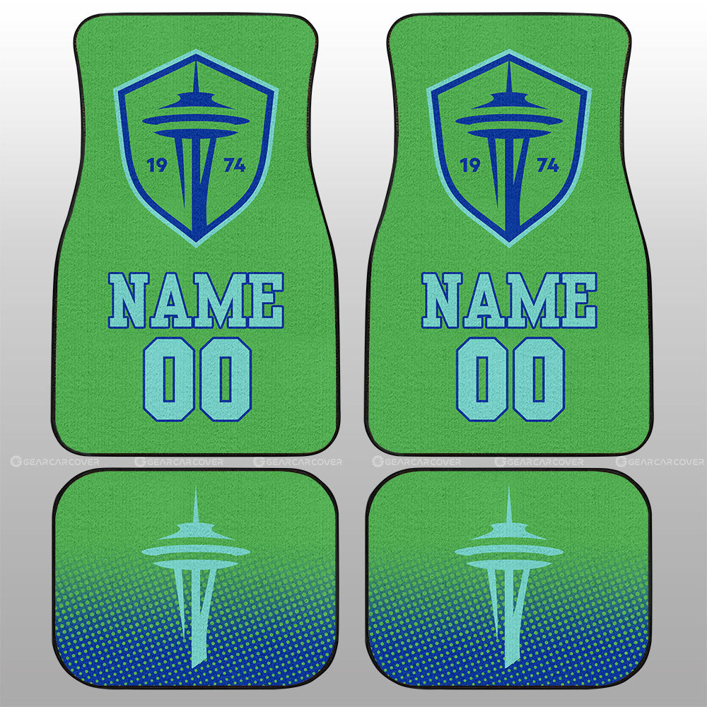 Seattle Sounders FC Car Floor Mats Sporty Team Collection - Gearcarcover - 1