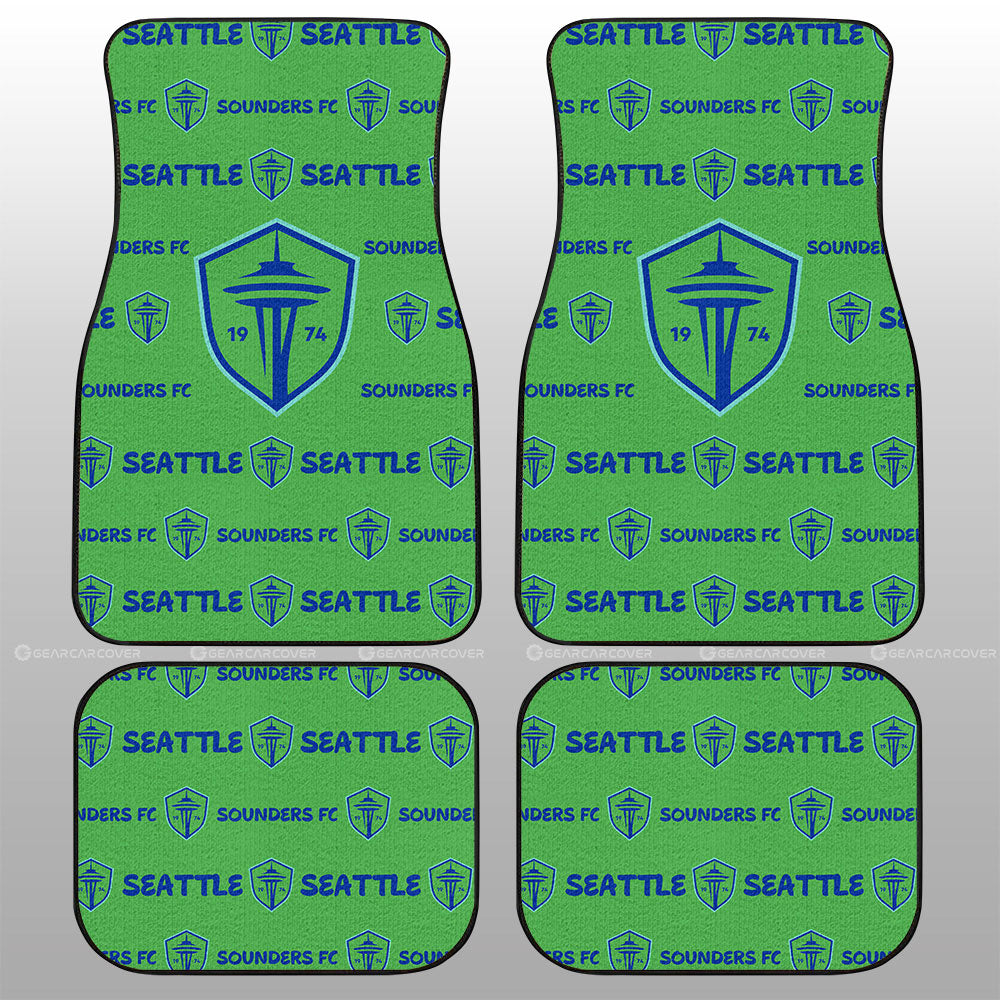 Seattle Sounders FC Car Floor Mats Sporty Team Collection - Gearcarcover - 1