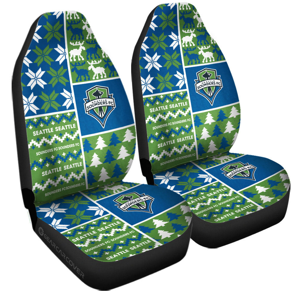 Seattle Sounders FC Car Seat Covers Custom Ugly Style Car Accessories - Gearcarcover - 3