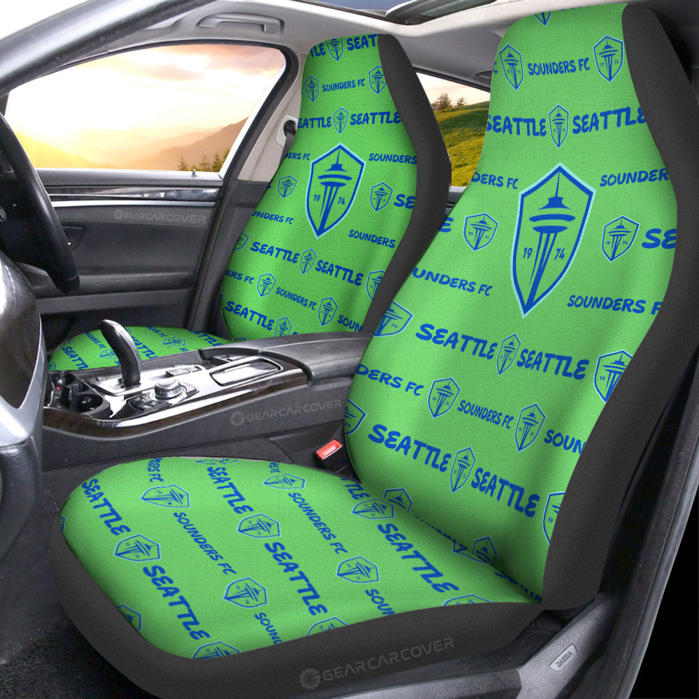 Seattle Sounders FC Car Seat Covers Sporty Team Collection - Gearcarcover - 1