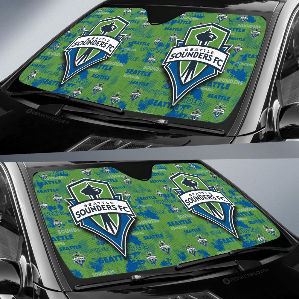 Seattle Sounders FC Car Sunshade Custom Car Accessories - Gearcarcover - 2