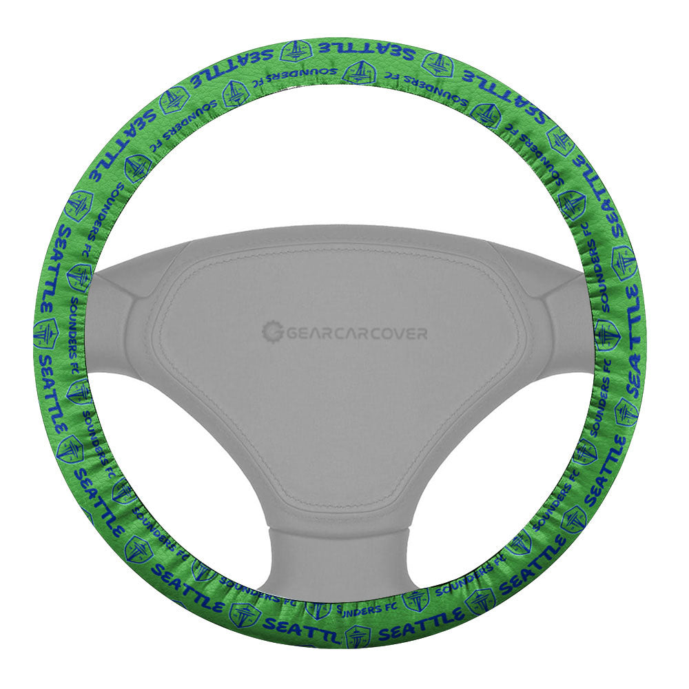 Seattle Sounders FC Steering Wheel Cover Sporty Team Collection - Gearcarcover - 2