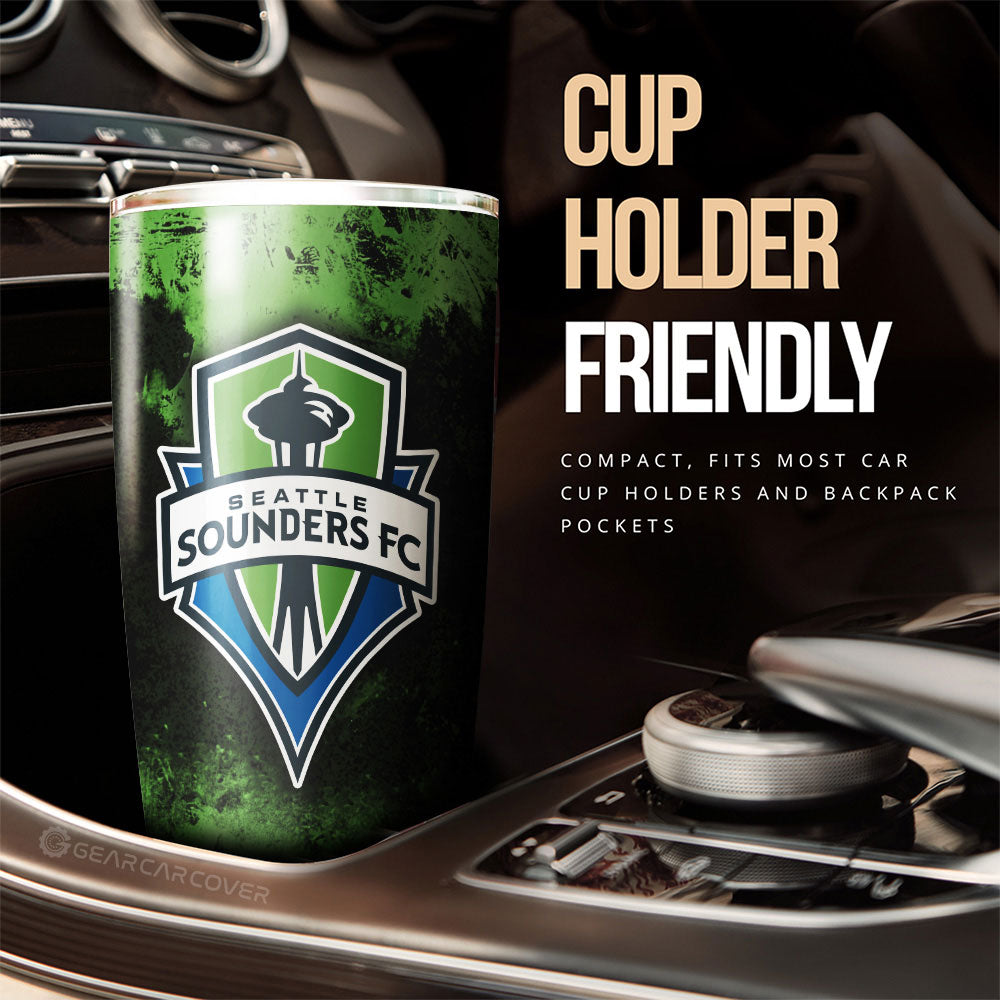 Seattle Sounders FC Tumbler Cup Custom Car Accessories - Gearcarcover - 3
