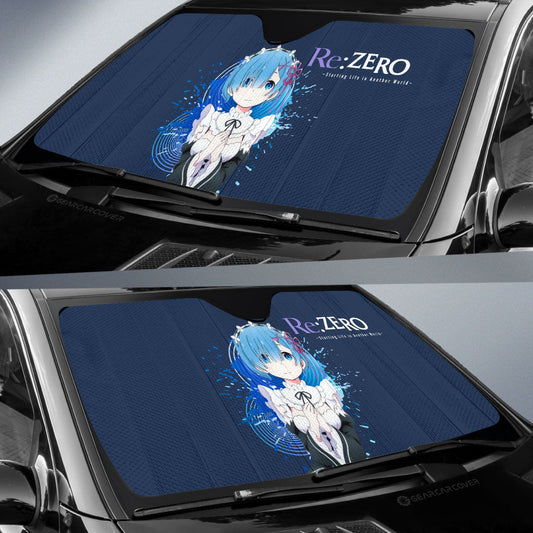 Sexy Girl Rem Car Sunshade Custom Car Accessories - Gearcarcover - 2