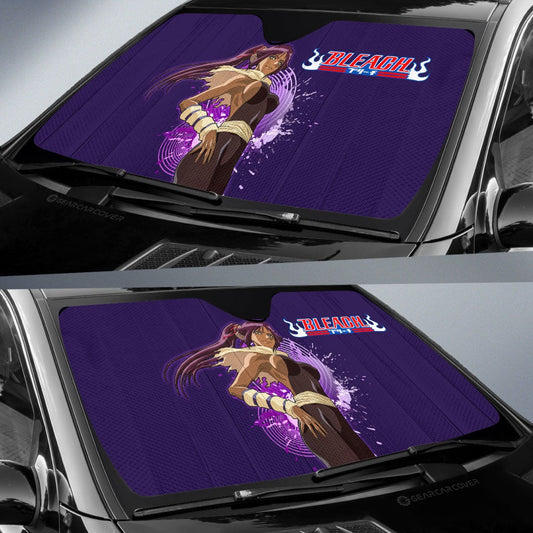 Sexy Girl Yoruichi Car Sunshade Custom Bleach - Gearcarcover - 2