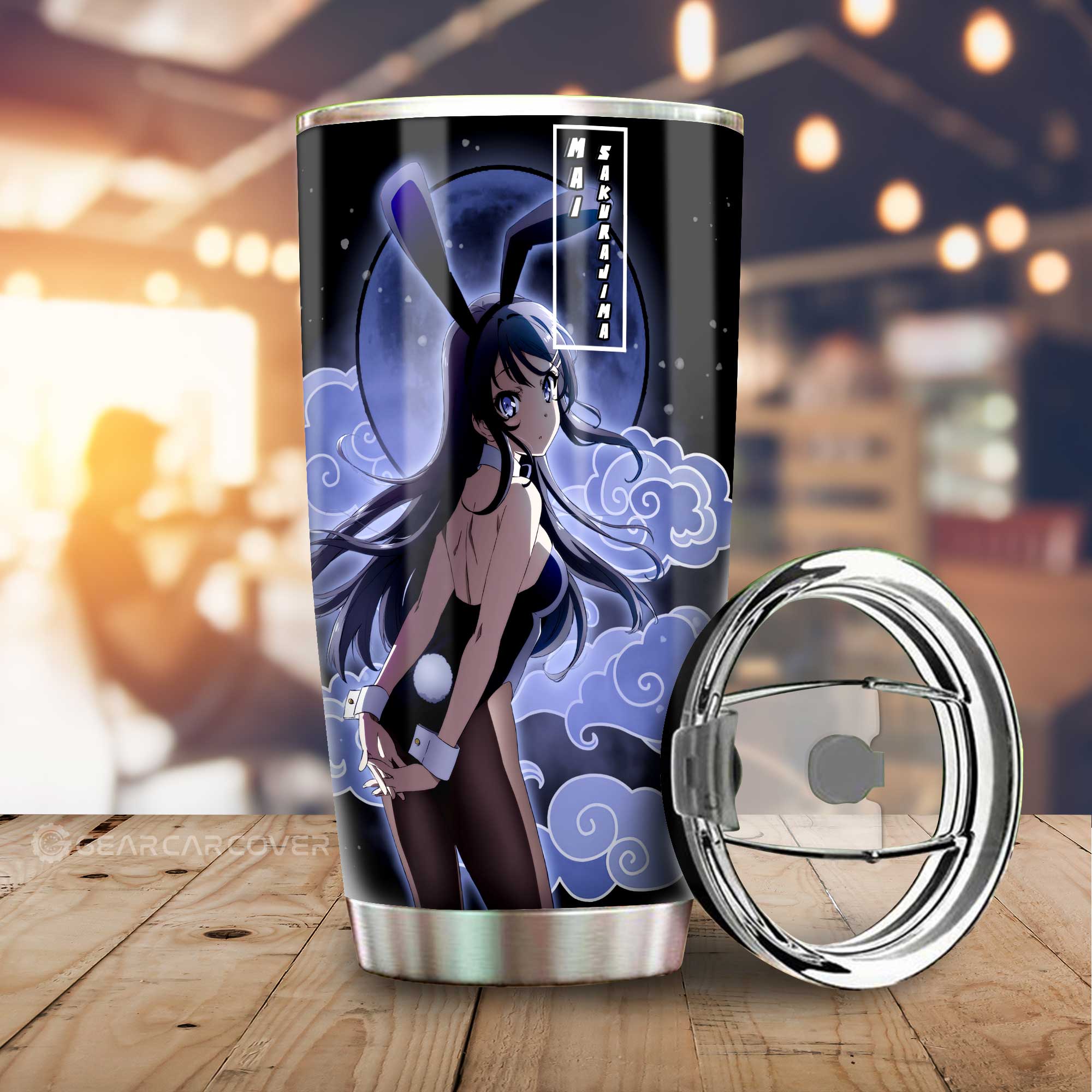 Sexy Mai Sakurajima Tumbler Cup Custom Bunny Girl Senpai