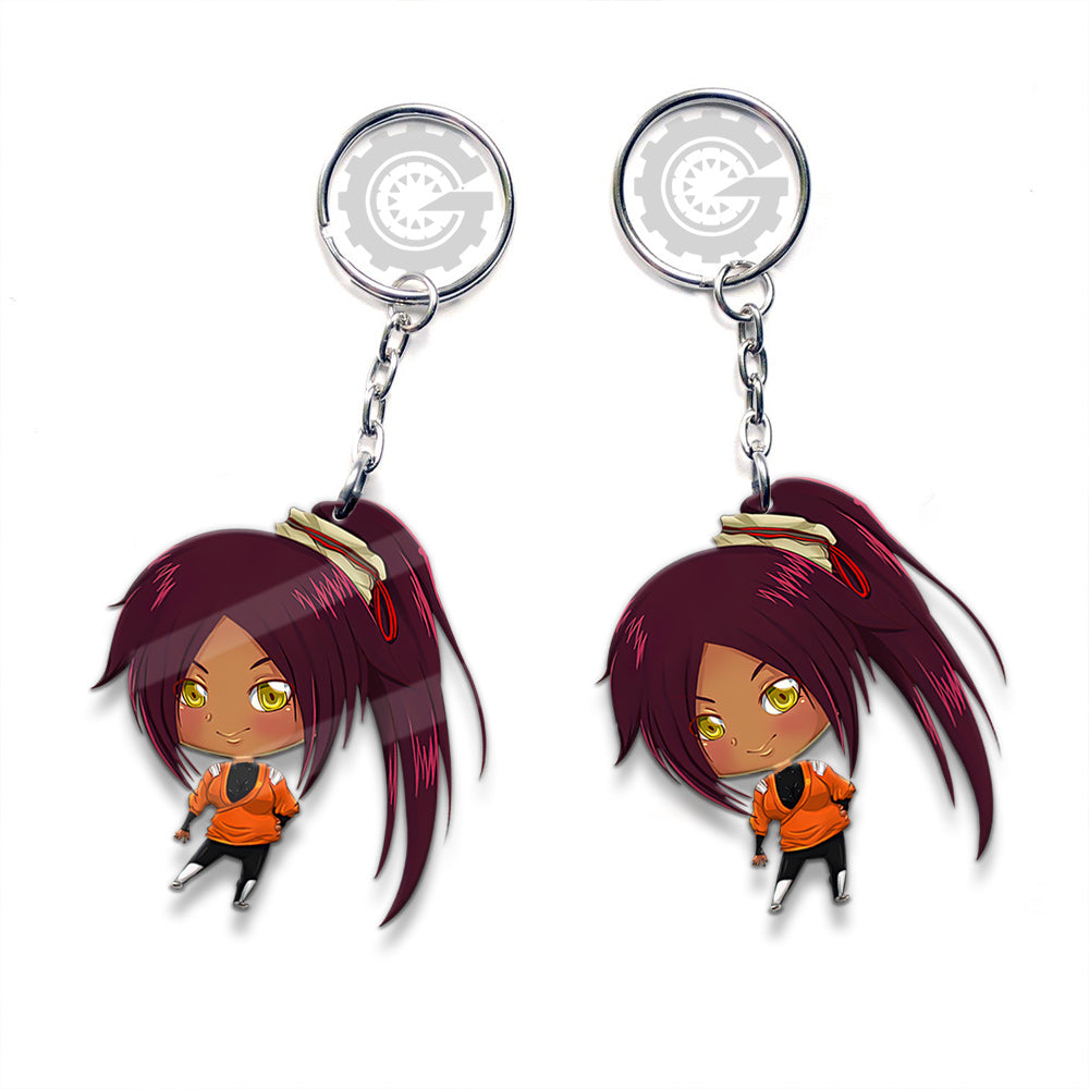 Shihouin Yoruichi Keychain Custom Bleach Car Accessories - Gearcarcover - 3