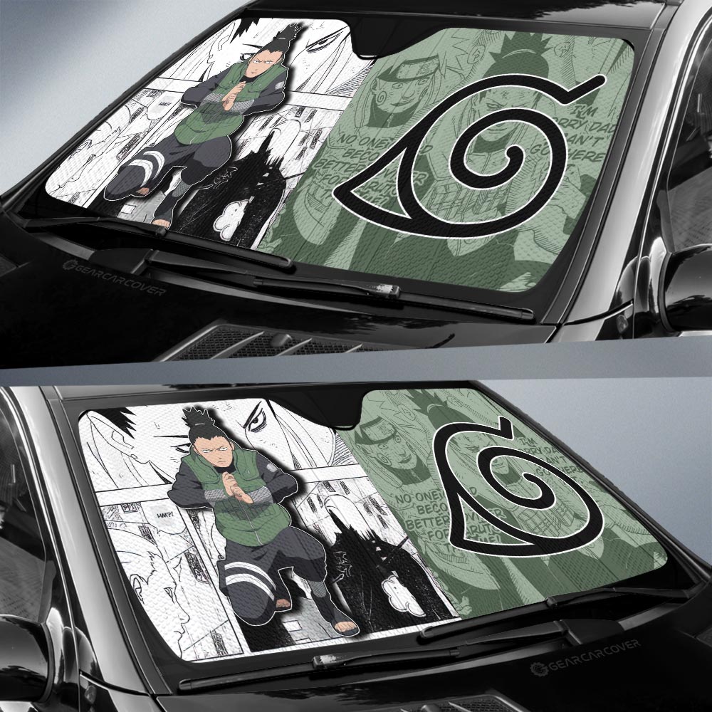 Shikamaru Car Sunshade Custom Mix Manga Car Accessories - Gearcarcover - 2