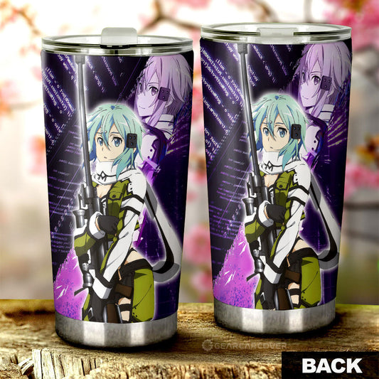 Shino Asada (Sinon) Tumbler Cup Custom - Gearcarcover - 2