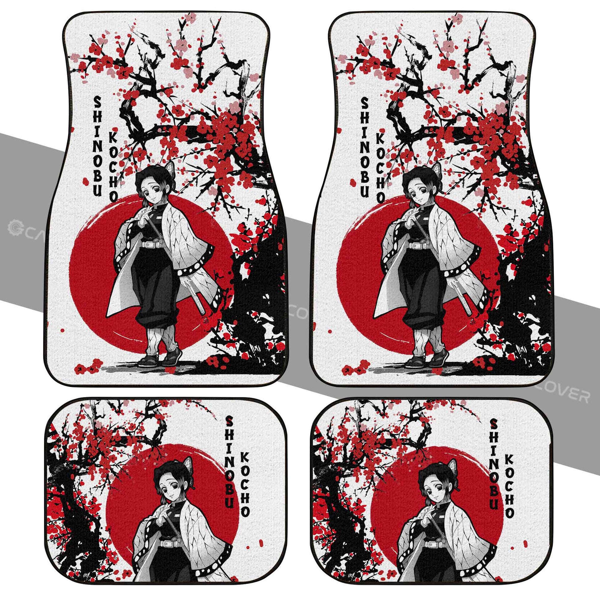 Shinobu Car Floor Mats Custom Japan Style Car Accessories - Gearcarcover - 2