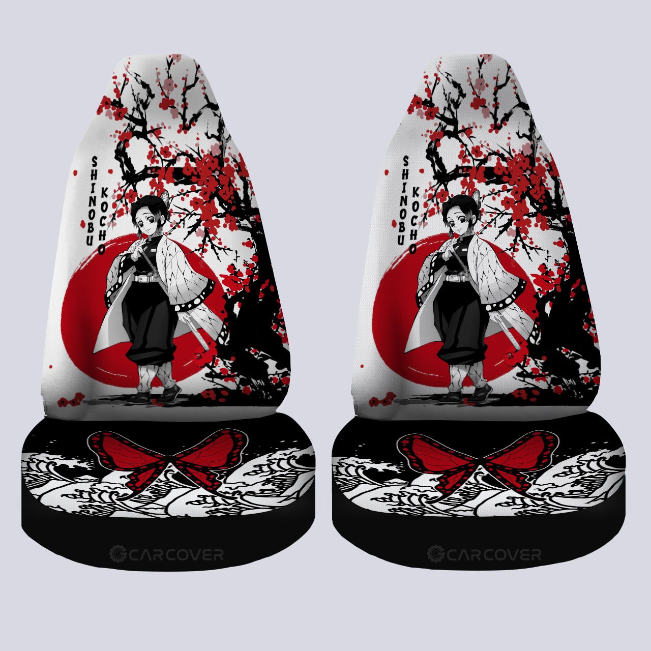 Shinobu Car Seat Covers Custom Japan Style Car Accessories - Gearcarcover - 4