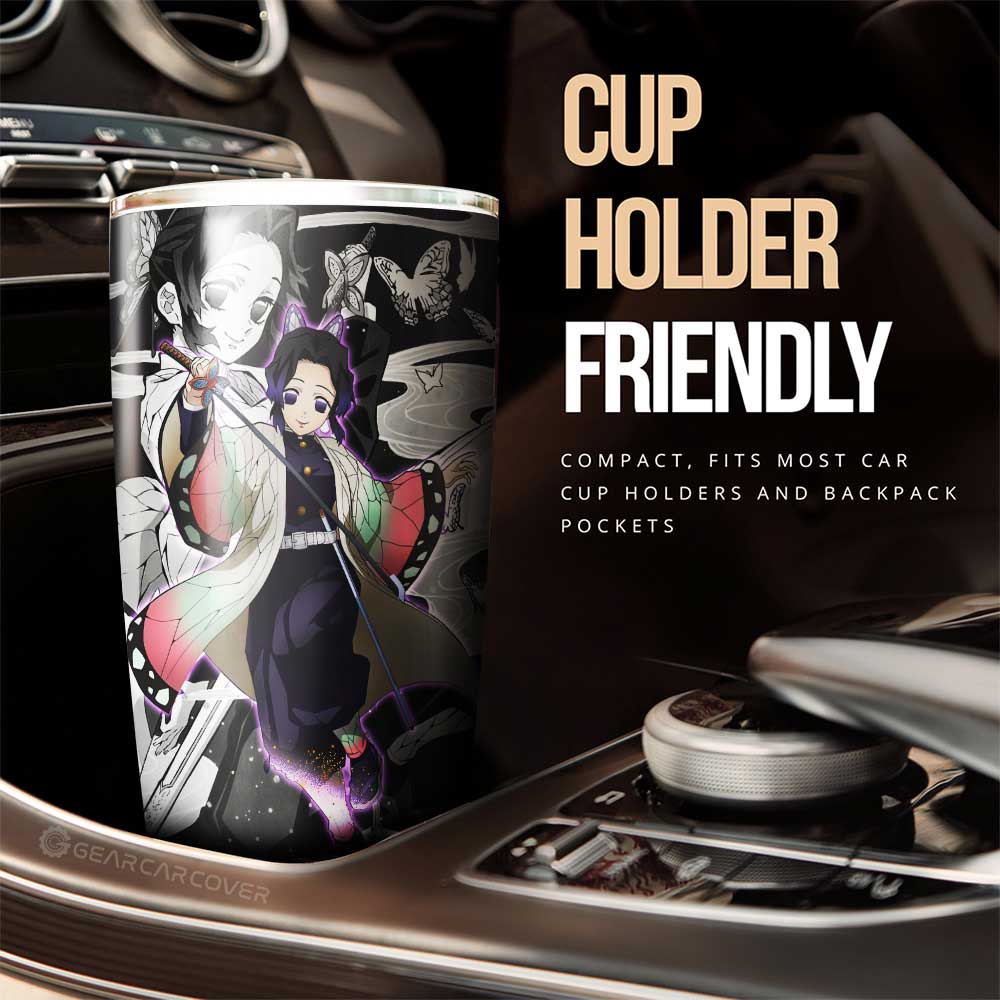 Shinobu Kochou Tumbler Cup Custom Car Accessories - Gearcarcover - 3