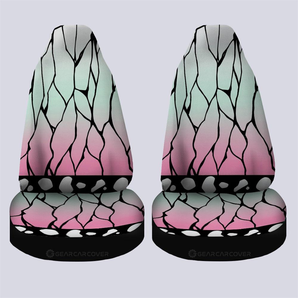 Shinobu Uniform Car Seat Covers Custom Demon Slayer Anime Car Accessories - Gearcarcover - 4