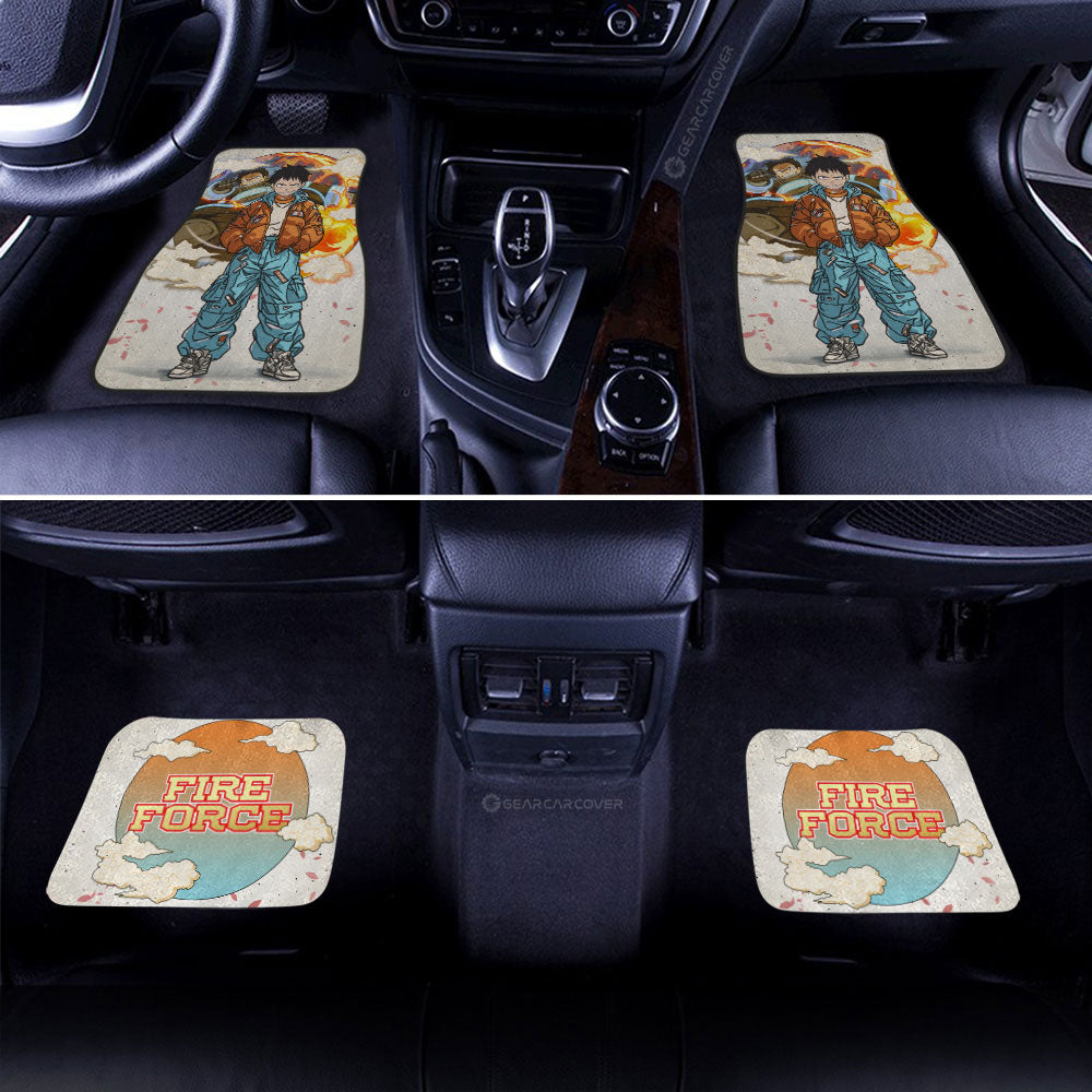 Shinra Kusakabe Car Floor Mats Anime Collection - Gearcarcover - 2