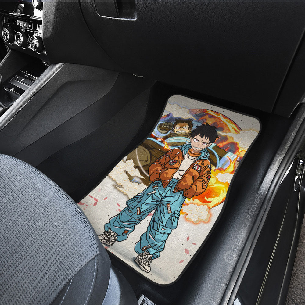 Shinra Kusakabe Car Floor Mats Anime Collection - Gearcarcover - 3