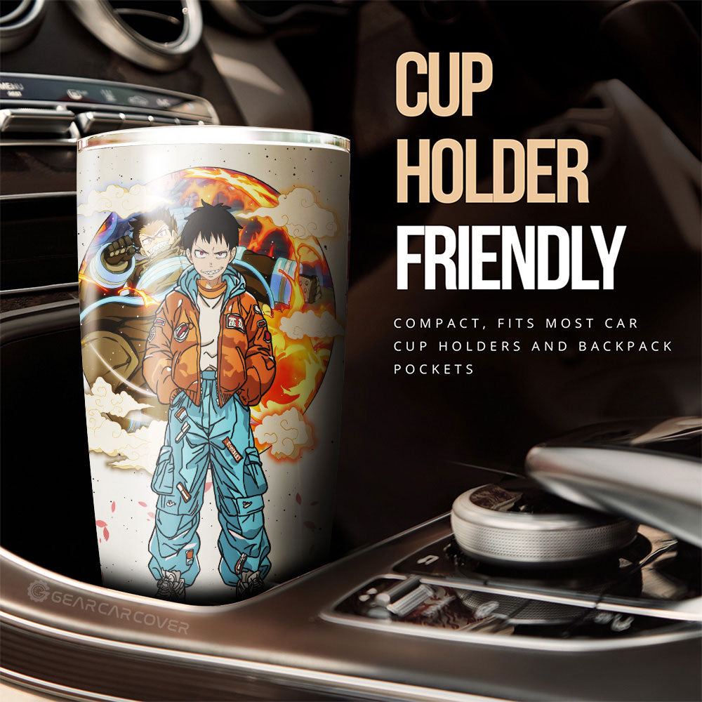 Shinra Kusakabe Tumbler Cup Anime Collection - Gearcarcover - 3