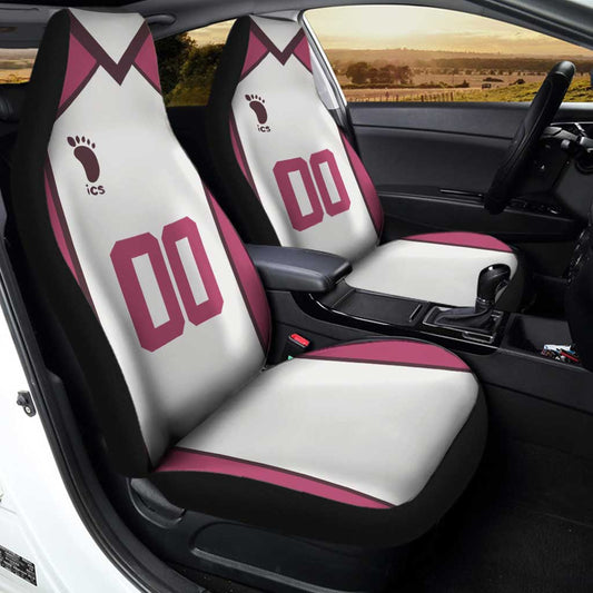Shiratorizawa Car Seat Covers Personalized Haikyuu Anime Car Accessories - Gearcarcover - 2
