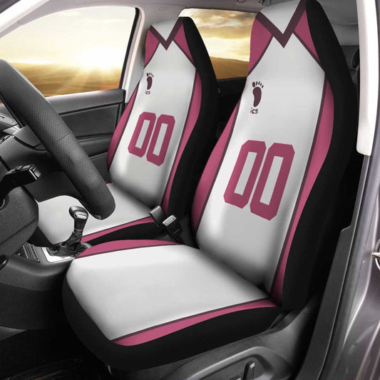 Shiratorizawa Car Seat Covers Personalized Haikyuu Anime Car Accessories - Gearcarcover - 1