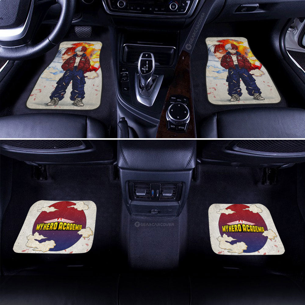 Shoto Todoroki Car Floor Mats Anime Collection - Gearcarcover - 2