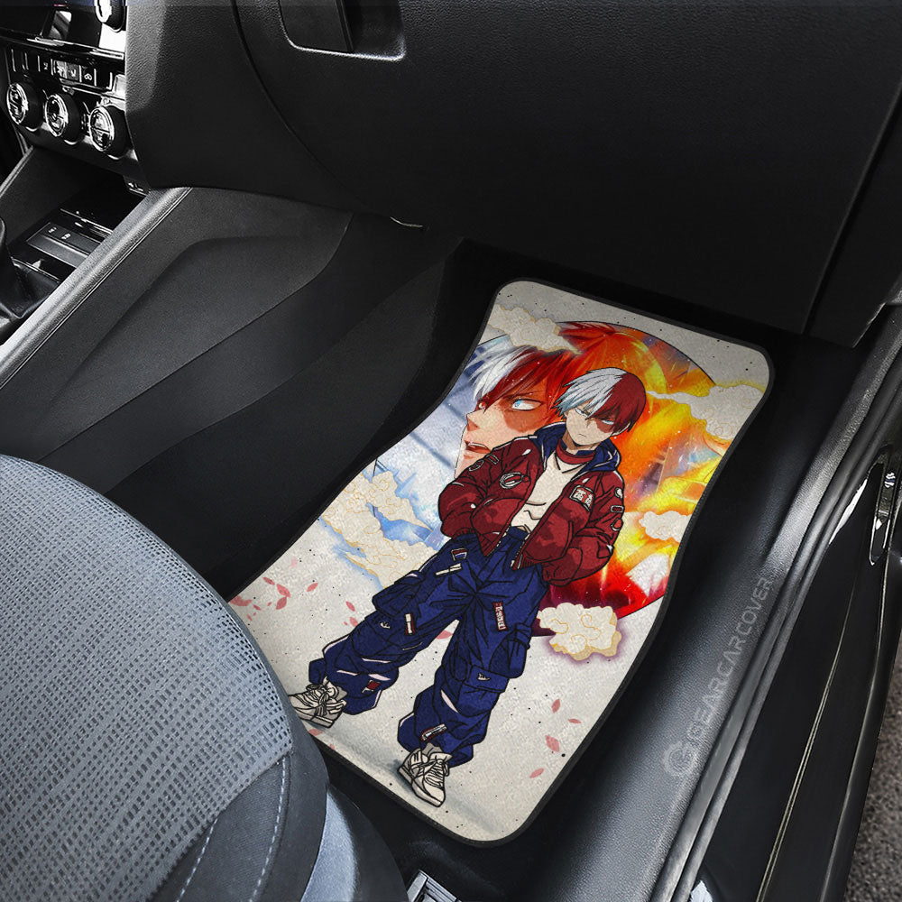 Shoto Todoroki Car Floor Mats Anime Collection - Gearcarcover - 3