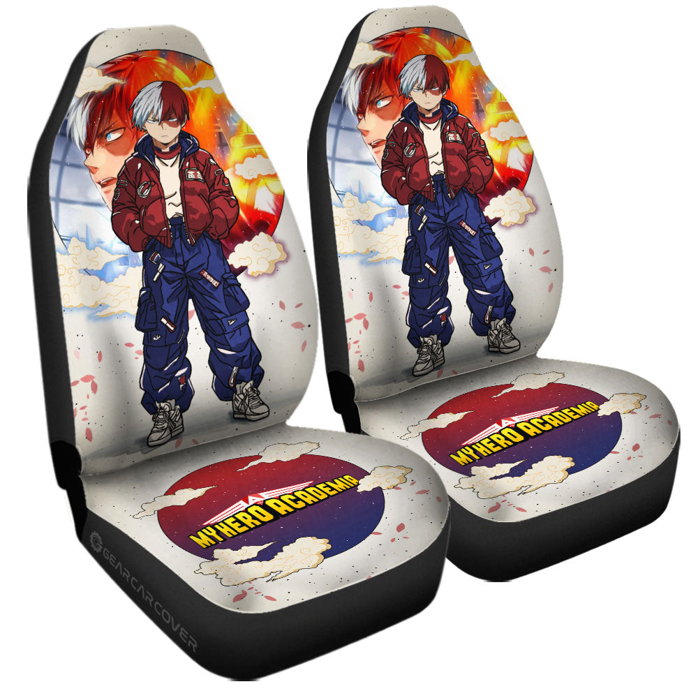 Shoto Todoroki Car Seat Covers Anime Collection - Gearcarcover - 3