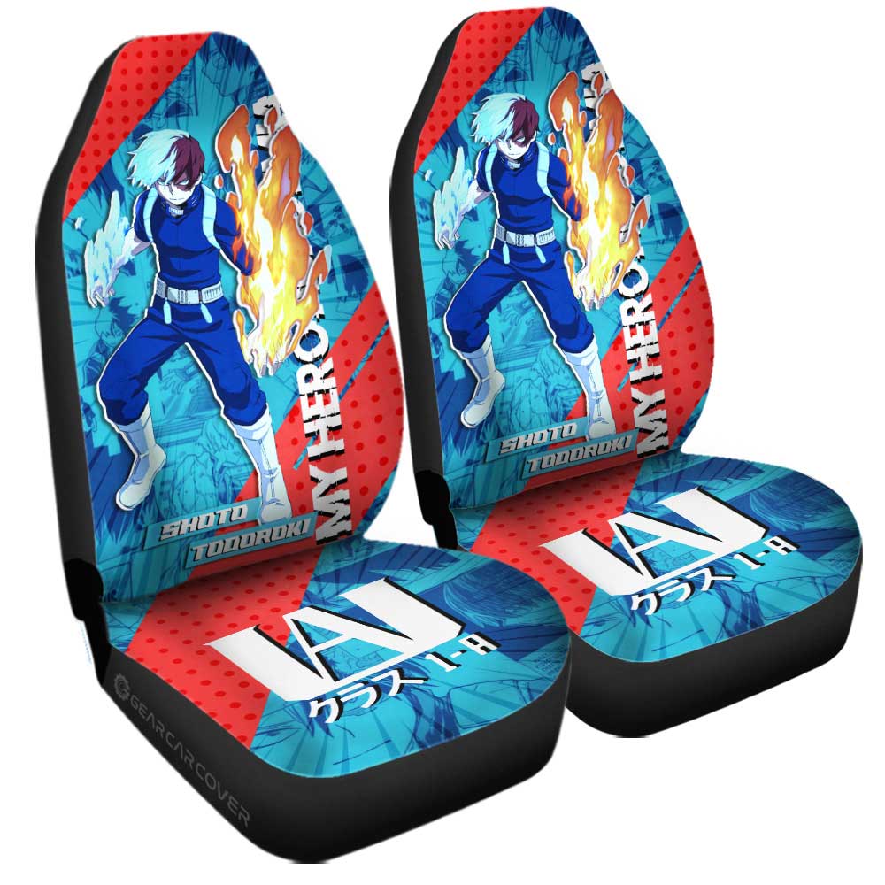 Shoto Todoroki Car Seat Covers Custom Car Accessories - Gearcarcover - 3