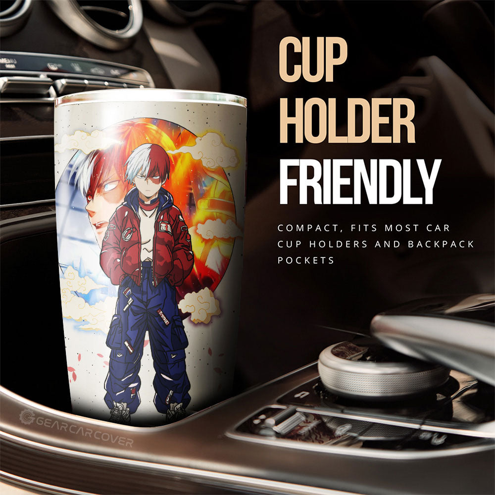 Shoto Todoroki Tumbler Cup Anime Collection - Gearcarcover - 3