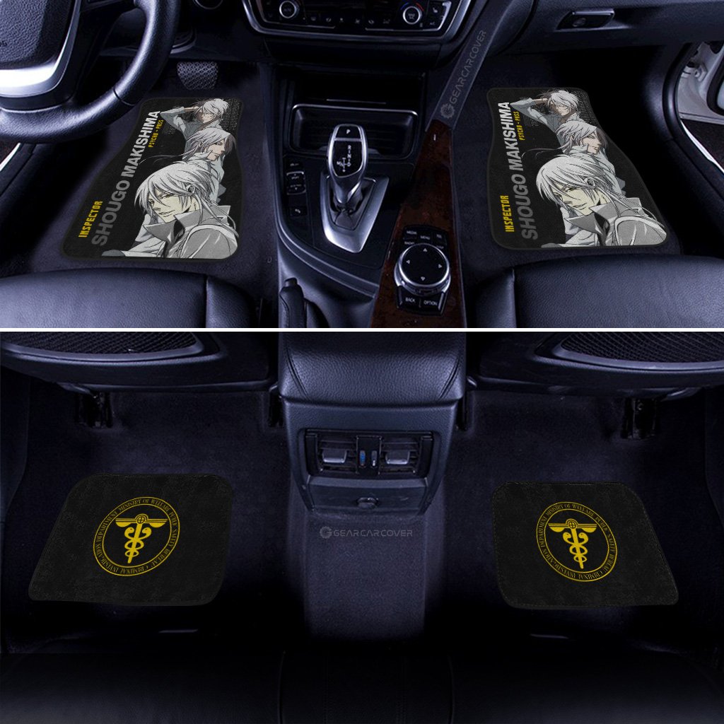 Shougo Makishima Car Floor Mats Custom Psycho-Pass Car Accessories - Gearcarcover - 3