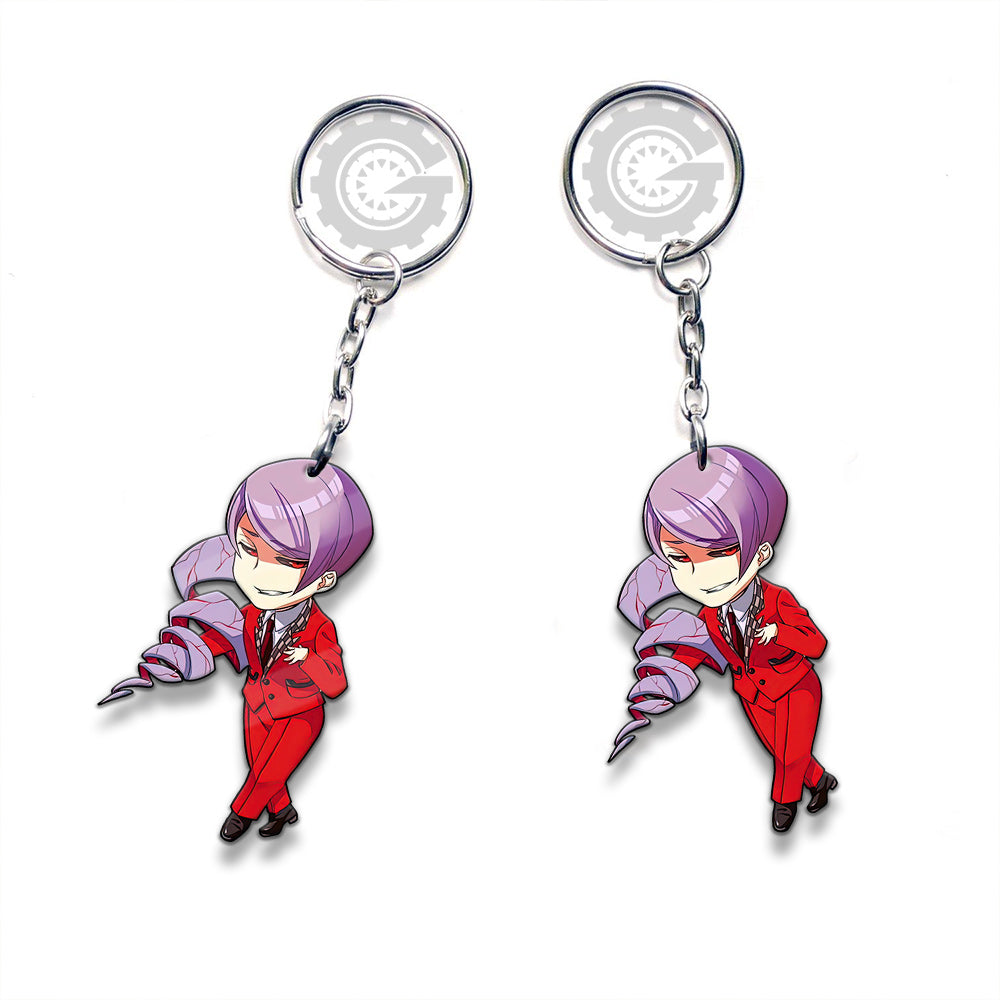 Shuu Tsukiyama Keychain Custom Car Accessories - Gearcarcover - 3