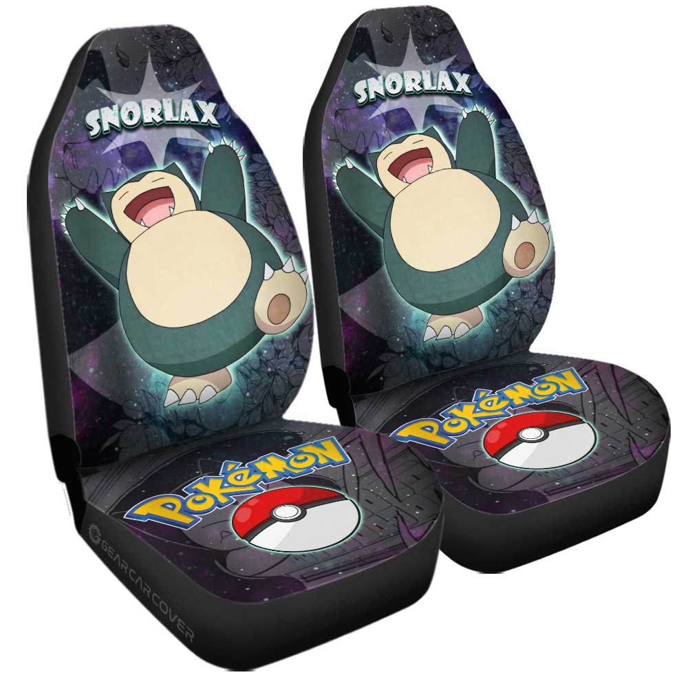 Snorlax Car Seat Covers Custom Anime Galaxy Manga Style - Gearcarcover - 3