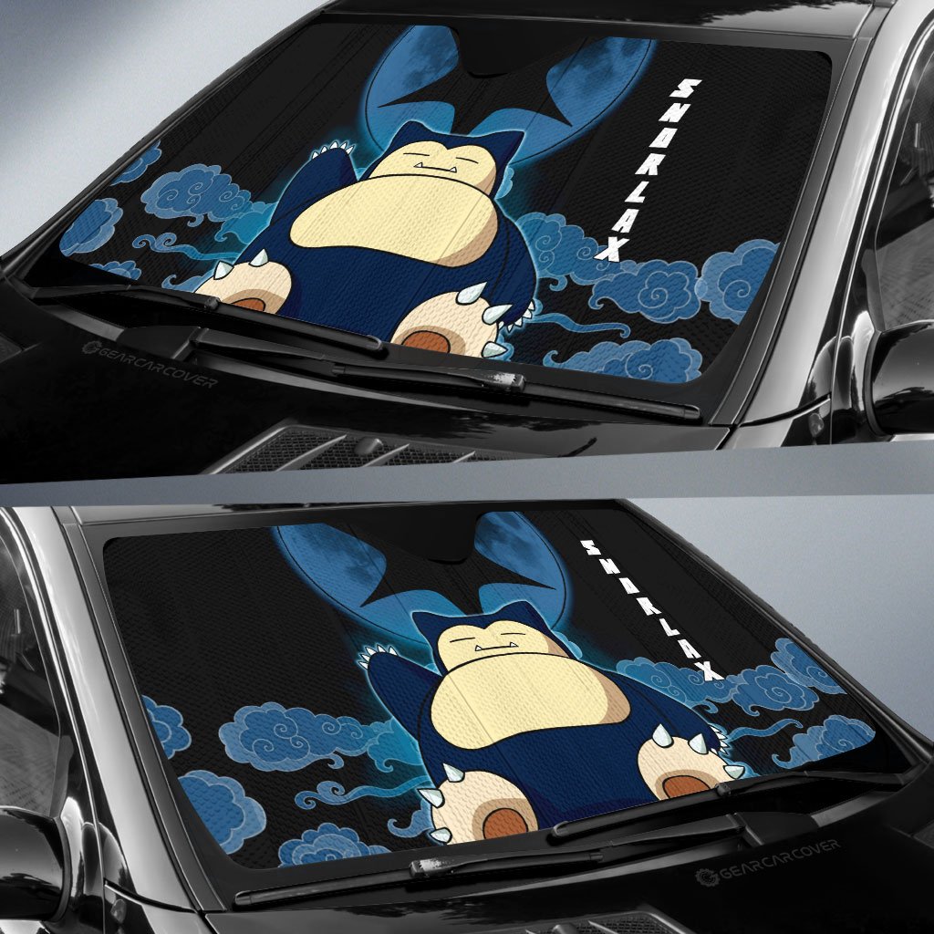 Snorlax Car Sunshade Custom Anime Car Accessories - Gearcarcover - 2