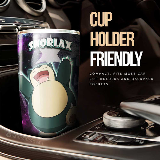 Snorlax Tumbler Cup Custom Anime Galaxy Manga Style - Gearcarcover - 2