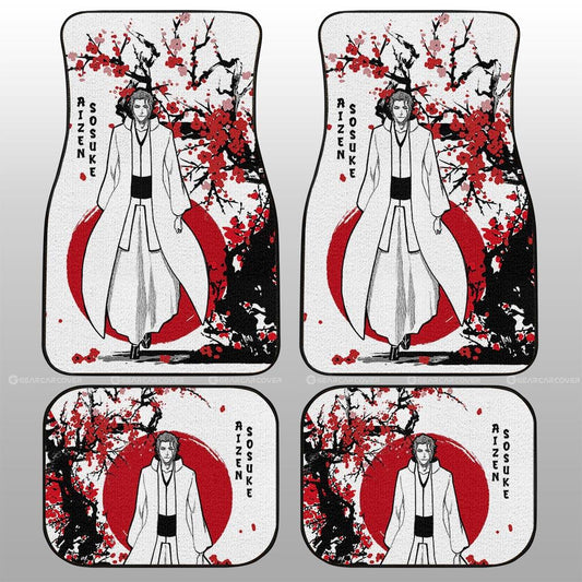 Sousuke Aizen Car Floor Mats Custom Japan Style Bleach Car Interior Accessories - Gearcarcover - 2