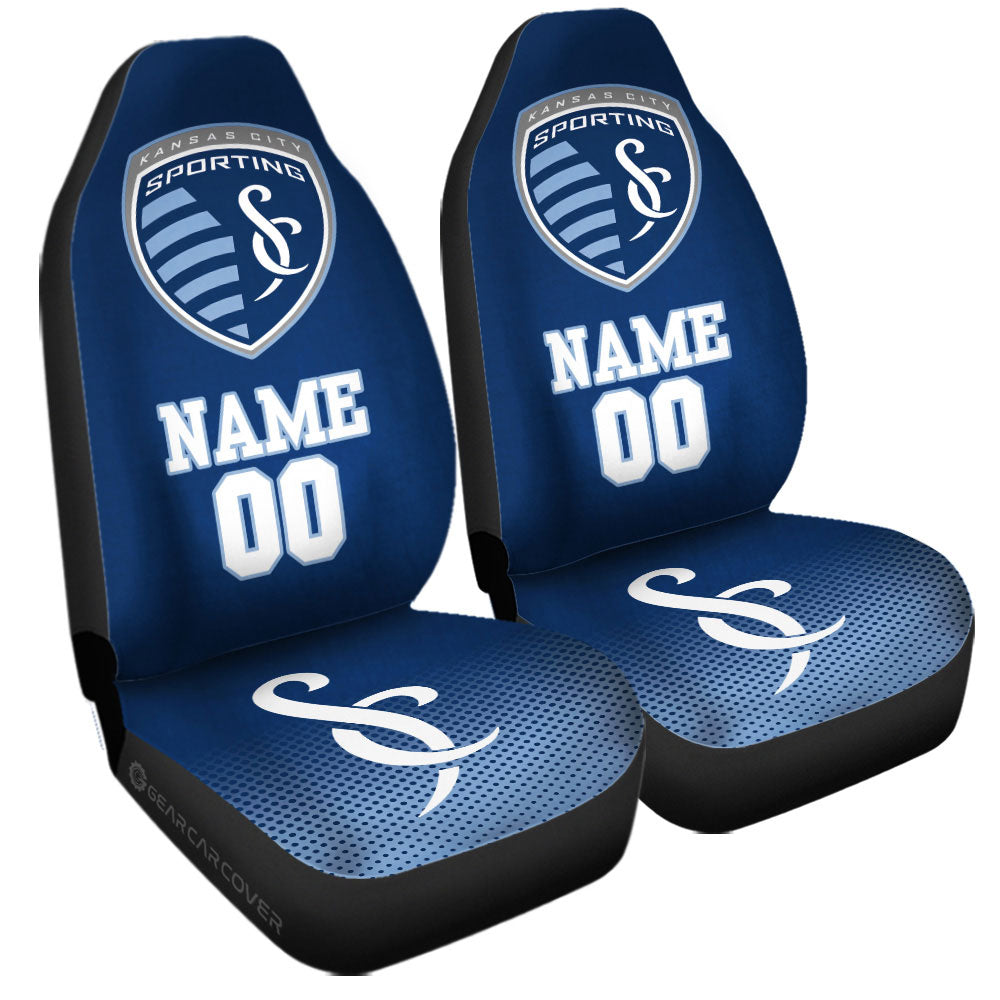 Sporting Kansas City Car Seat Covers Sporty Team Collection - Gearcarcover - 3