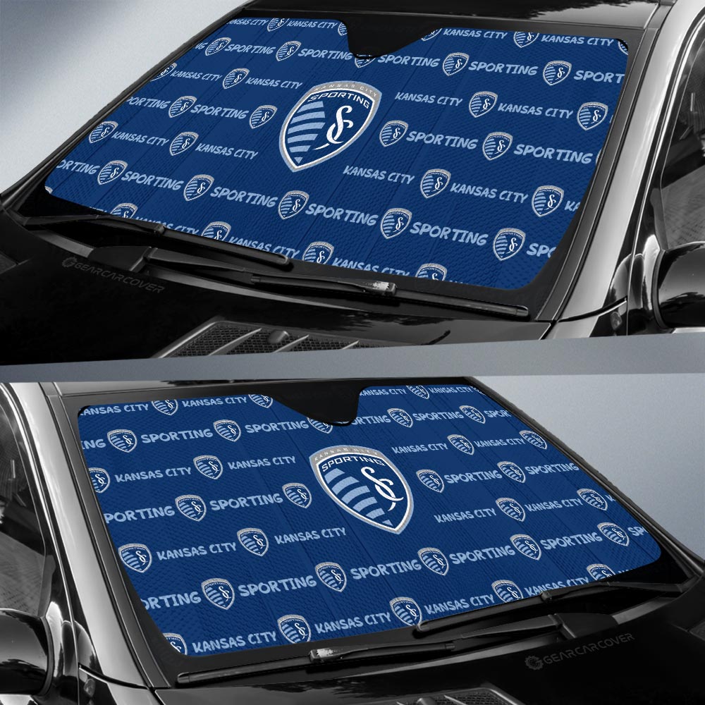 Sporting Kansas City Car Sunshade Sporty Team Collection - Gearcarcover - 2