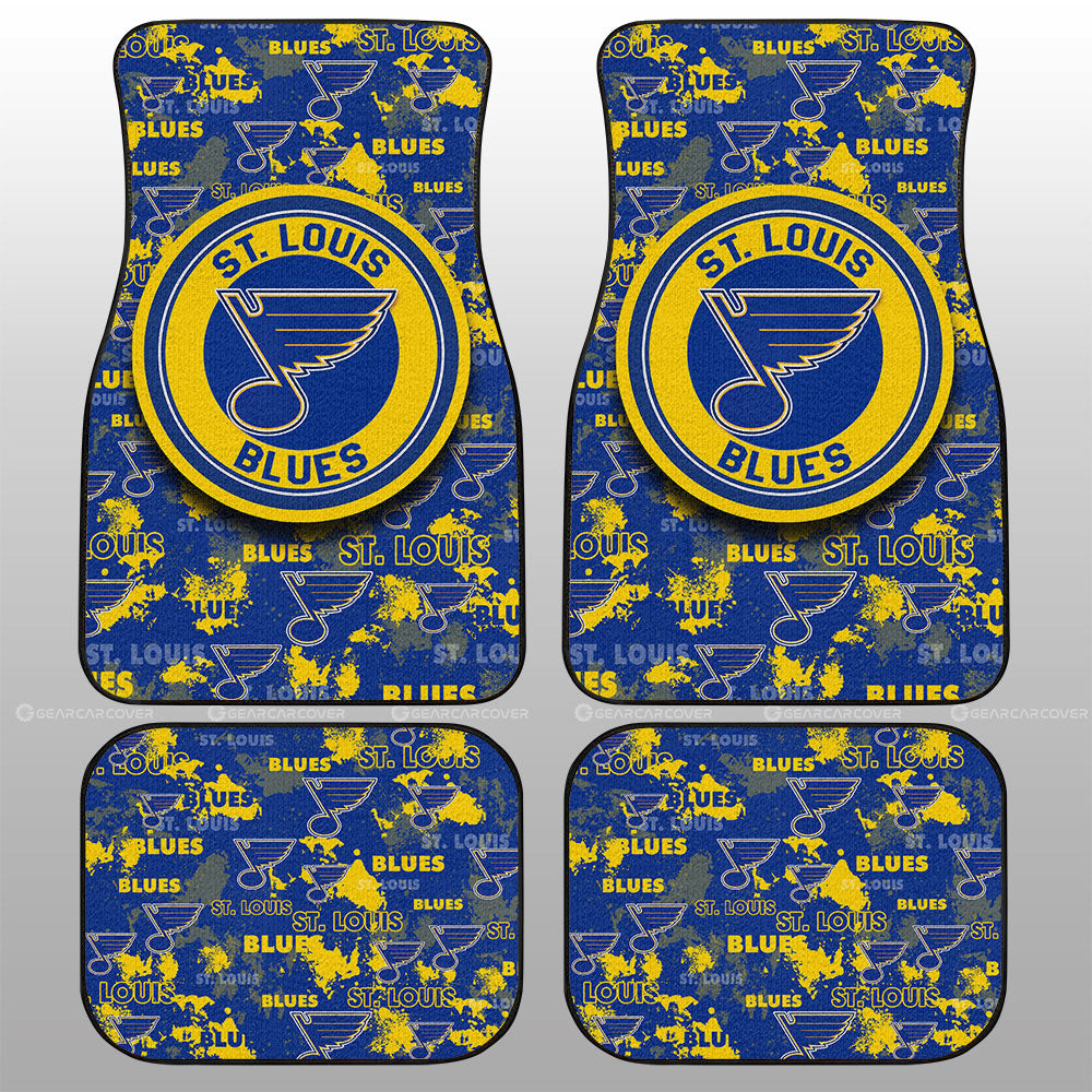 St Louis Blues Car Floor Mats Custom Car Accessories - Gearcarcover - 1