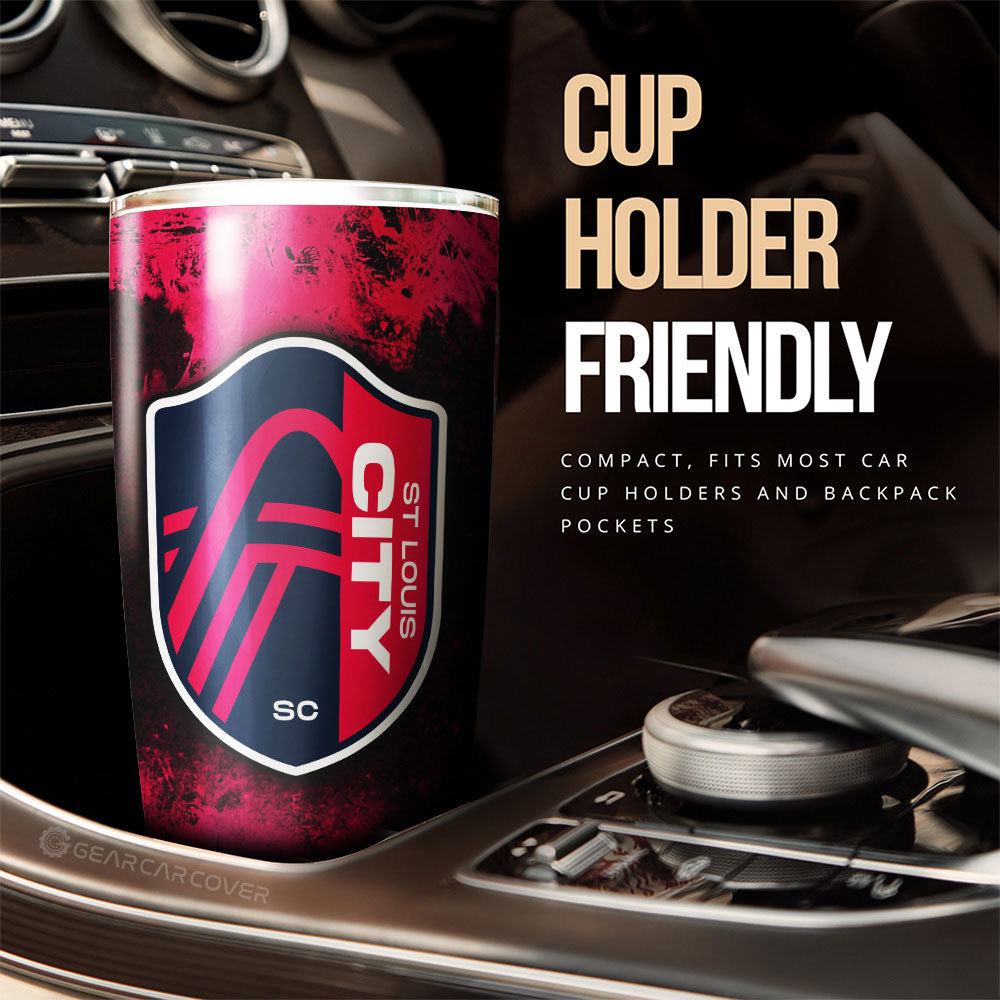 St Louis City SC Tumbler Cup Custom Car Accessories - Gearcarcover - 3
