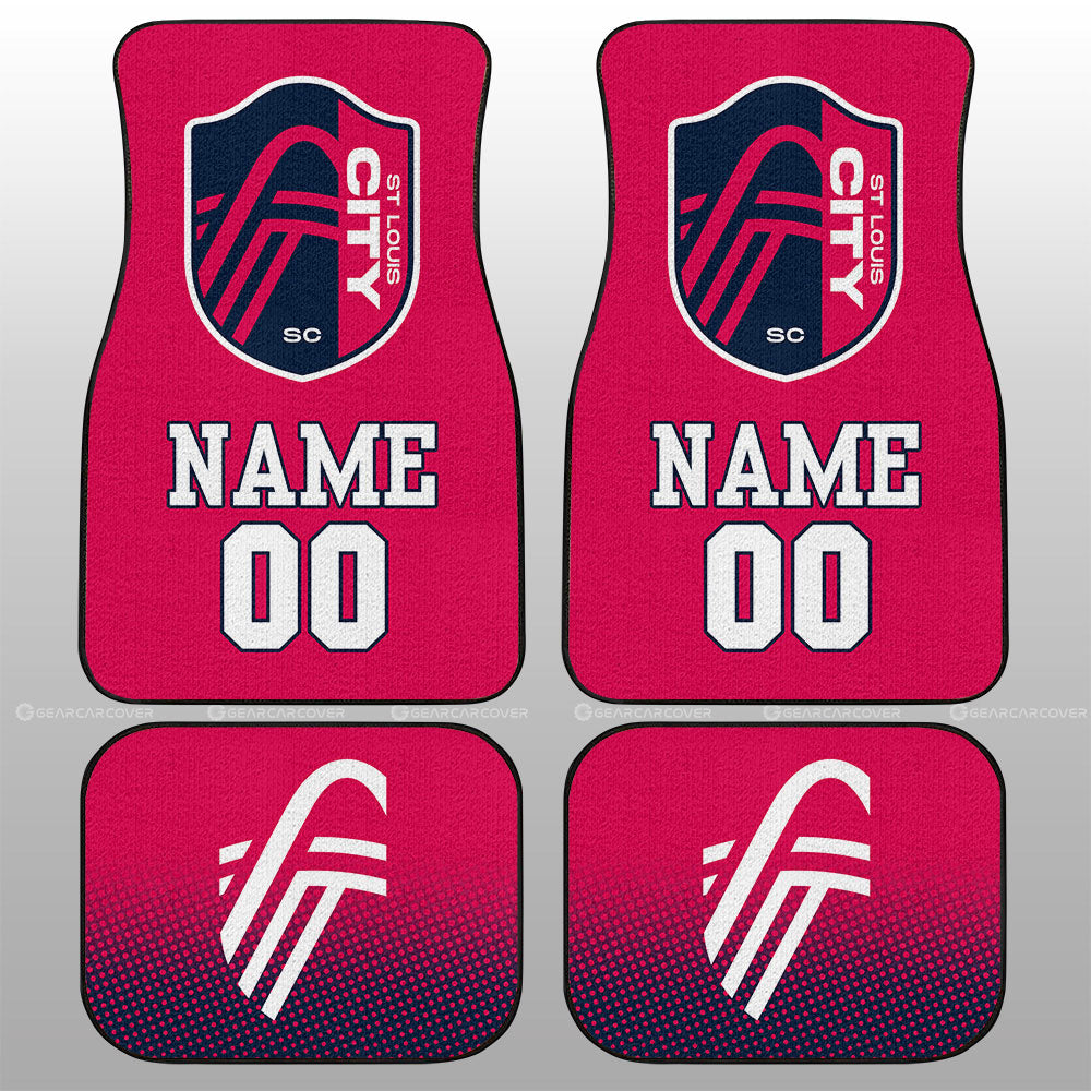 St. Louis City SC Car Floor Mats Sporty Team Collection - Gearcarcover - 1