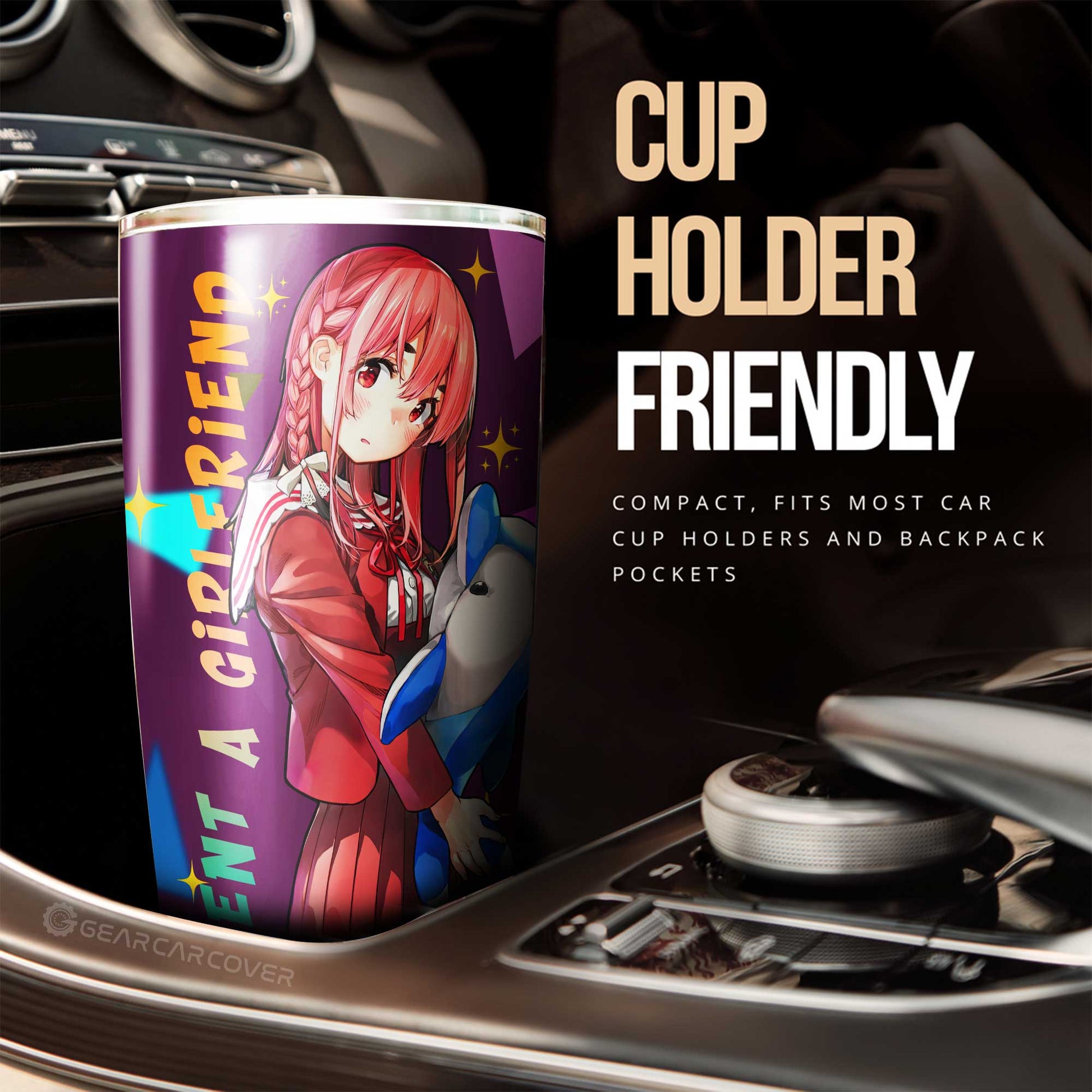 Sumi Sakurasawa Tumbler Cup Custom Rent A Girlfriend Car Accessories - Gearcarcover - 2
