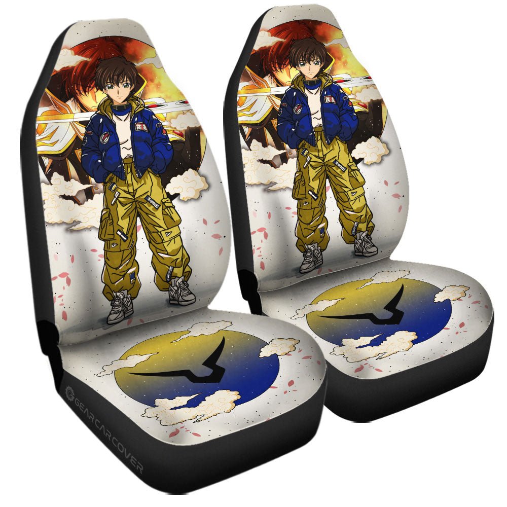 Suzaku Kururugi Car Seat Covers Anime Collection - Gearcarcover - 3