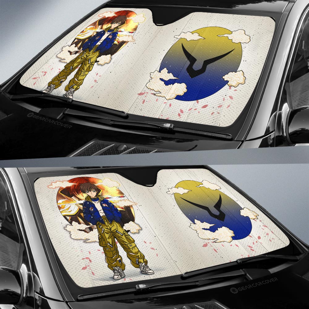 Suzaku Kururugi Car Sunshade Anime Collection - Gearcarcover - 2
