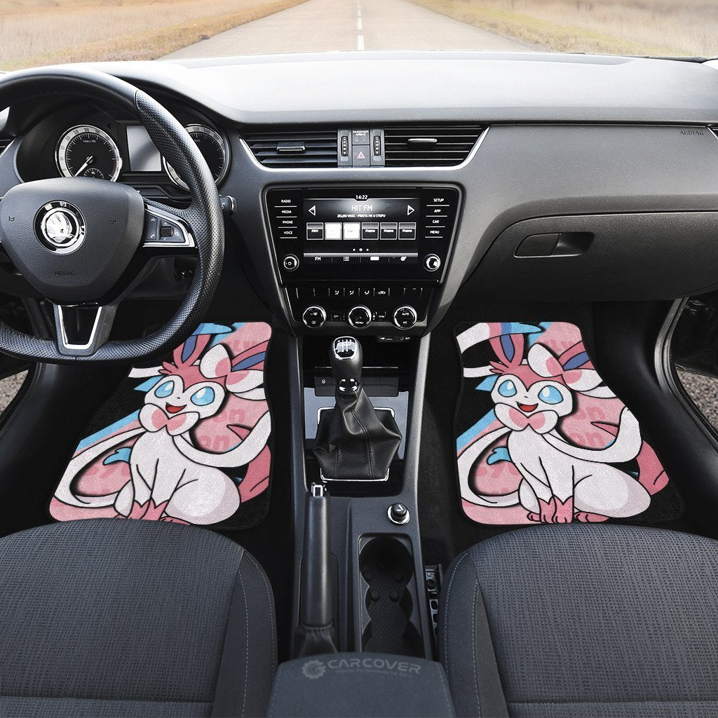 Sylveon Car Floor Mats Custom Anime Car Interior Accessories - Gearcarcover - 3