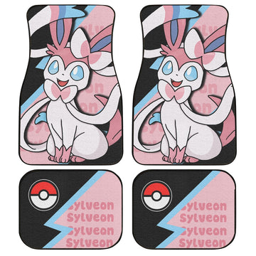 Sylveon Car Floor Mats Custom Anime Car Interior Accessories - Gearcarcover - 1