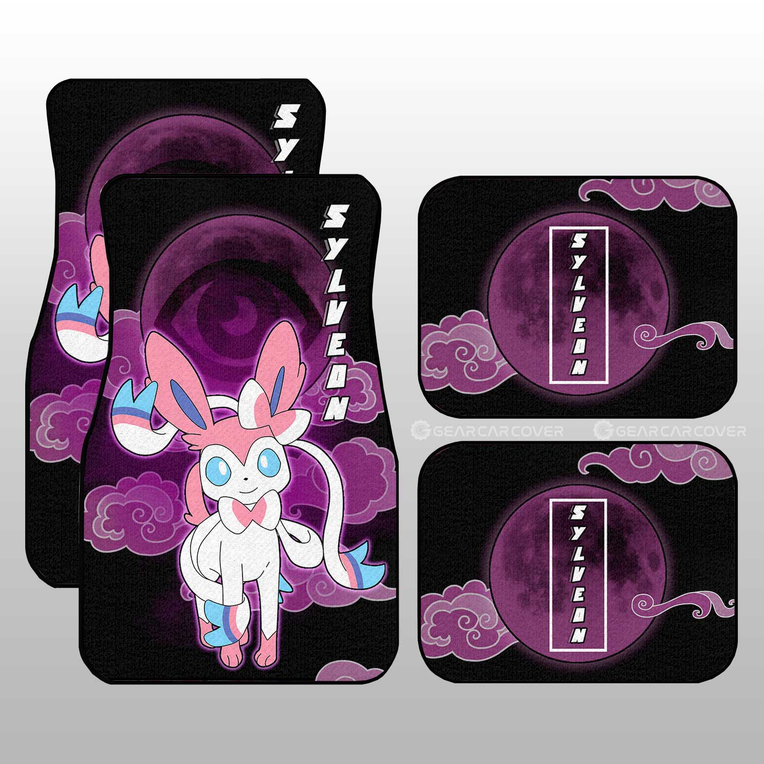 Sylveon Car Floor Mats Custom Car Accessories For Fans - Gearcarcover - 1