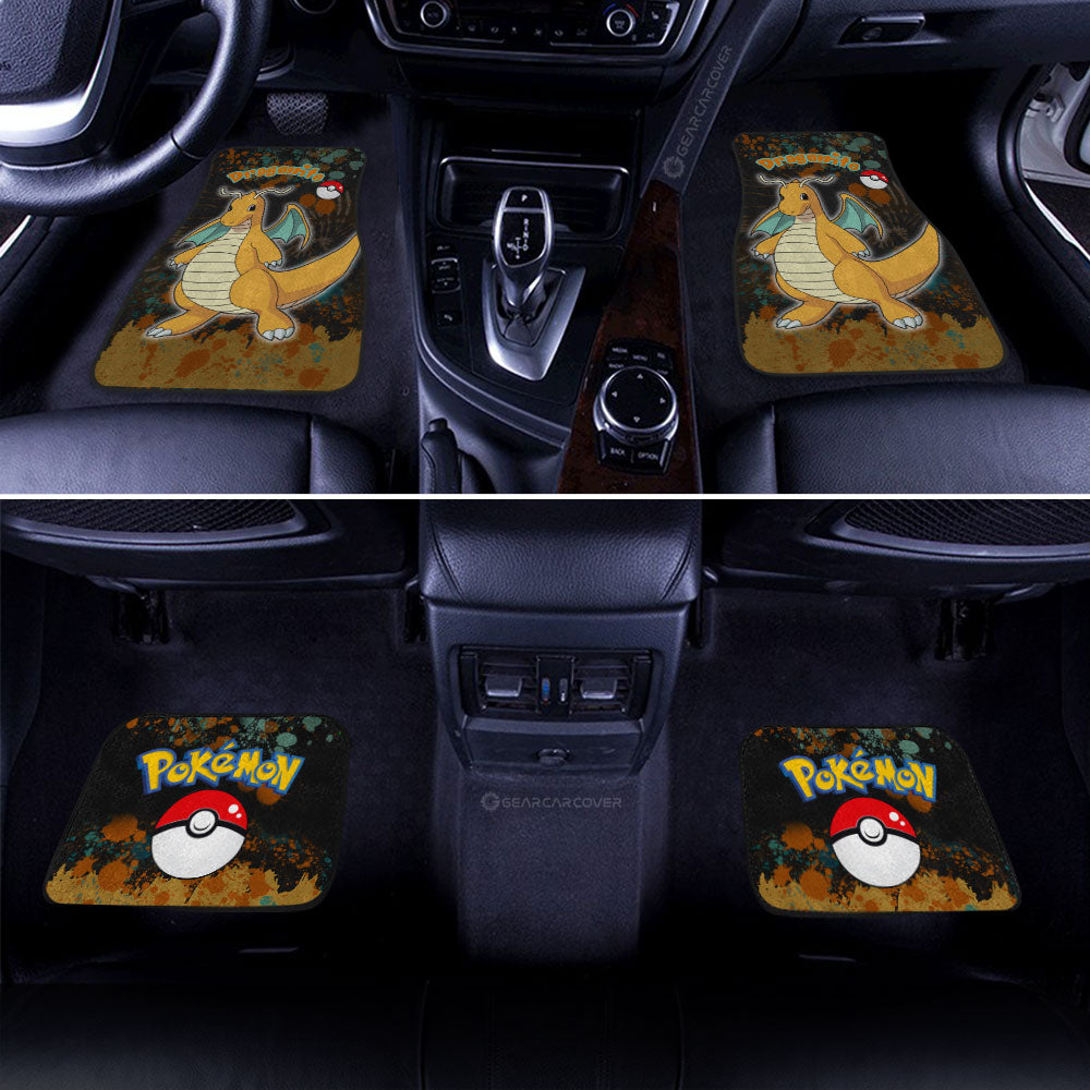 Sylveon Car Floor Mats Custom Tie Dye Style Anime Car Accessories - Gearcarcover - 3