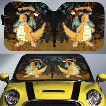 Sylveon Car Sunshade Custom Tie Dye Style Anime Car Accessories - Gearcarcover - 1